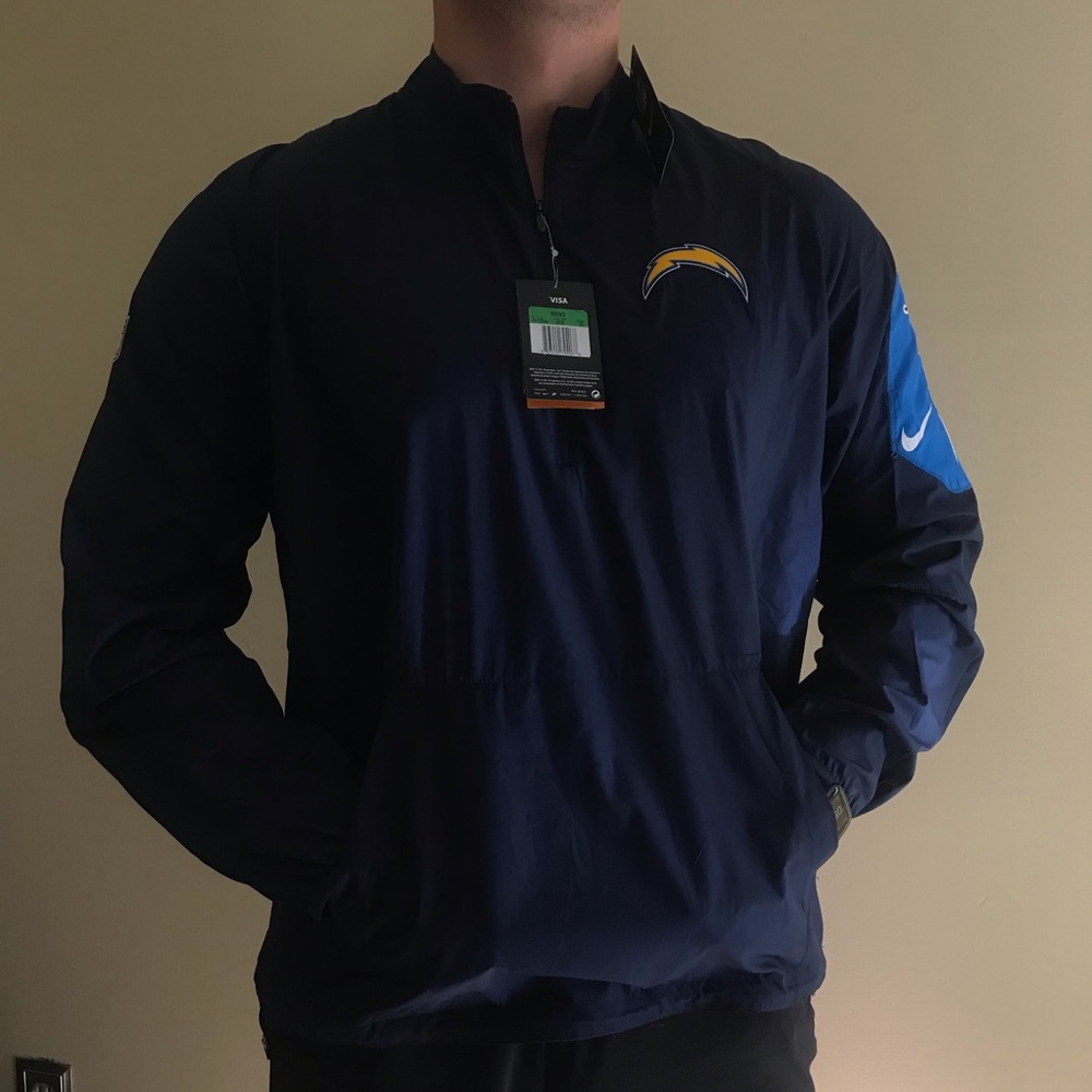 Nike LA Chargers Quarter Zip Jacket